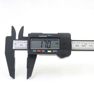Alta precisione in plastica in fibra di carbonio di dimensioni digitale 150mm pollice elettrico in acciaio inox scorrevole calibro Vernier elettronico - Product Image 2