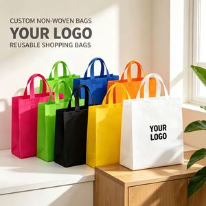 Promotional Laminated Gift Business Event Eco Friendly Customized Printing Logo Custom Non Woven <b>Bag</b> - Product Image 1