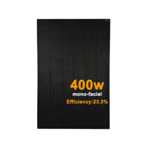 Panneau solaire photovoltaïque OEM 450W avec couvercle avant en verre Puissance maximale de 400W pour usage domestique Prix de gros du panneau solaire GCL