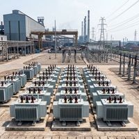 Equipo eléctrico de eficiencia energética, transformador trifásico de 10kV/11kV sumergido en aceite, estándar IEC para sistemas de energía industriales y de servicios públicos.