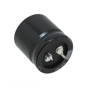 Condensateur original à trous traversants CAP ALUM 180UF 20% 250V SNAP TH 180 uF LGR2E181MELA25 - Product Image 1