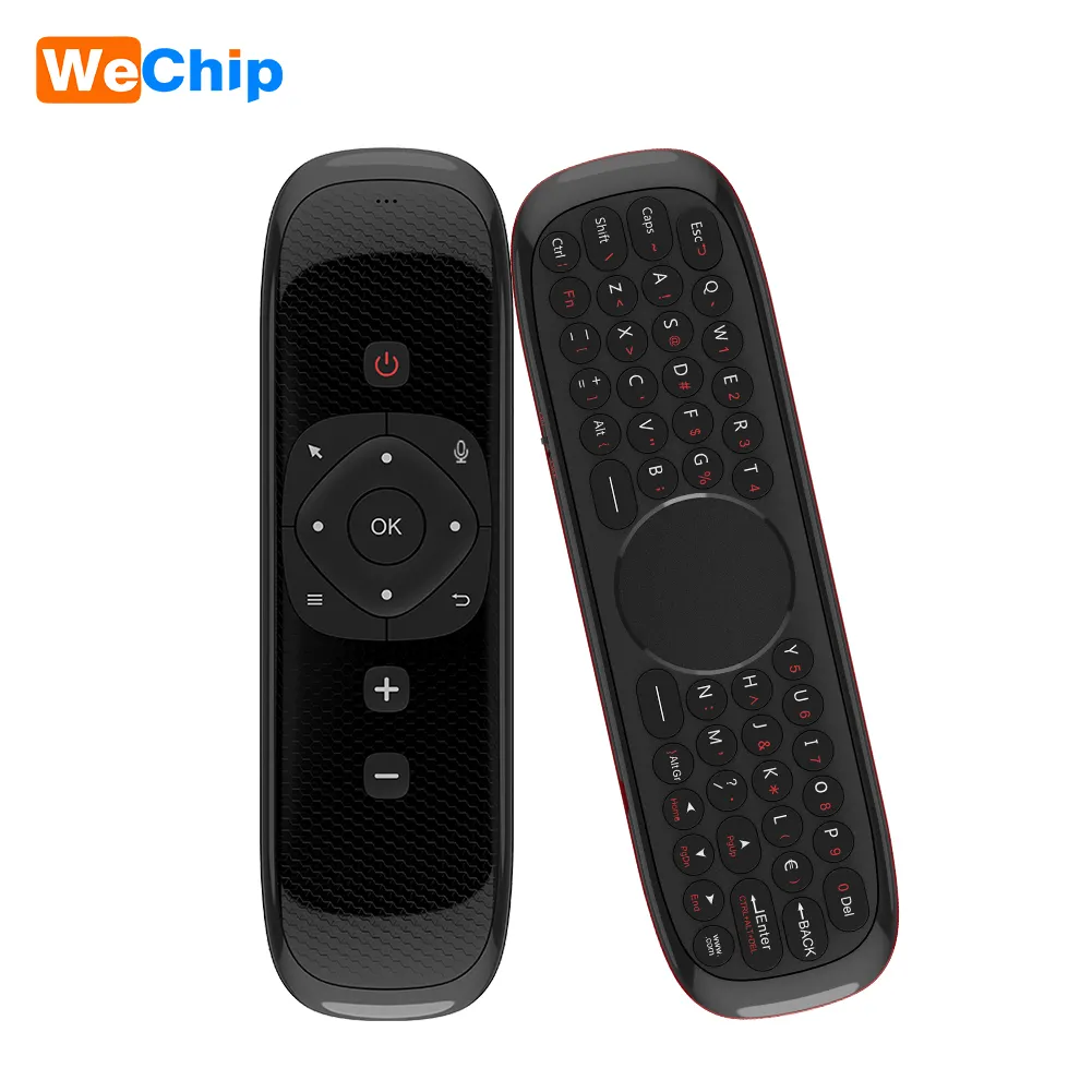 Original W2 Air Mouse touch pad Mouse 2.4G Mini Remote Control rechargeable wireless keyboard google voice air mouse