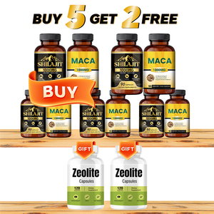 Dropshipping voorraad White Label Fulvic Acid Gold Himalayan Shilajit capsules voor mannen extra sterk Maca capsules Zeoliet capsules - Product Image 6