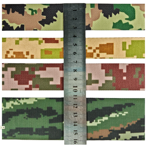 Nastro in Poliestere e Nylon di Alta Qualità, 38mm di Larghezza, con Stampa a Sublimazione Camouflage Personalizzata - Product Image 2