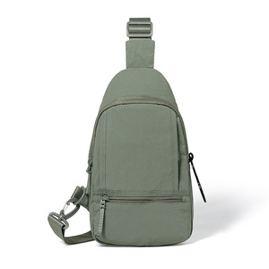Unisex Single-shoulder Crossbody <b>Backpack</b> with Adjustable Strap Zipper Closure Lightweight Waterproof Eco-Friendly Travel Bag - Product Image 3