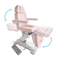 Ensemble de fauteuil de pédicure pour esthéticienne professionnelle, réglable électriquement, pour salon de beauté, spa, clinique esthétique médicale