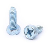 Vis autolockantes à tête hexagonale en acier au carbone GB6563, filetage triangulaire Phillips, pour armoires serveurs (vente en gros)