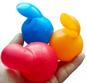 Bombes de ballons en silicone réutilisables à remplissage rapide avec cascade, jouet d'été de combat d'eau intérieur extérieur pour enfants - Product Image 2