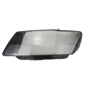 Copriobiettivo faro TIEAUR copri fari bordo nero trasparente faro auto in vetro copriobiettivo per <span class=keywords><strong>Q5</strong></span> 2013-2017 anno - Product Image 6