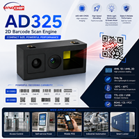 AD325 - Motor Lector de Códigos de Barras 2D QR, CMOS de Luz Verde de Alta Sensibilidad, Ultraligero, 2g, USB Integrado, para Equipos de Control de Acceso