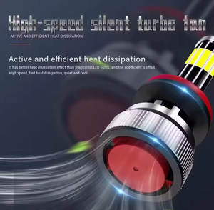 Bombillas LED para Faros Delanteros de Automóvil, Luz Antiniebla, Luz Alta/Baja, H7 H1 9005 9006, 50W 10000lm 6000K 12V, 10 Lados, para Automóvil Universal - Product Image 5