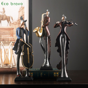 <span class=keywords><strong>D</strong></span>écoration de maison musicien nordique bande <span class=keywords><strong>d</strong></span>écoration jouer <span class=keywords><strong>violon</strong></span> maison bureau meubles accessoires cadeau ensemble bar meubles résine artisanat - Product Image 3