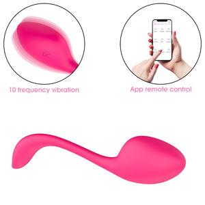 Sıvı Silikon Yumurta Vibratör Uygulama Uzaktan Kumandalı Vajina Stimülatörü Kadınlar ve Çiftler için Kablosuz Külot Giyilebilir Titreşimli Yumurta - Product Image 4