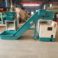 Mini presse à briquettes pour copeaux métalliques, pour le recyclage des copeaux de laiton, de cuivre et d'acier