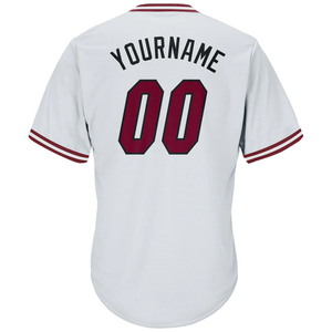 Maillot de baseball vierge en gros à manches courtes, maillot de sport uni - Product Image 2