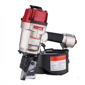 Baru Kedatangan Kualitas Tinggi Industrial Pallet Air Coil Nailer Senjata CN90 Pneumatik Industri Coil Nail Gun Untuk pagar Kayu