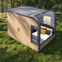 Maison Modulaire Préfabriquée de Luxe Moderne, Pod de Vie Modulaire Entièrement Intégré, Cabine Mobile Personnalisable en Couleurs pour Hôtels Haut de Gamme