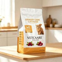 Sachet Doypack à fond plat à huit côtés en aluminium, imprimé sur mesure, avec fermeture éclair, pour l'emballage d'aliments pour animaux de compagnie (chats et chiens)