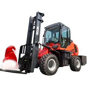 Four-Wheel Drive off-Road Forklift Multifunctional Continuously Variable Speed Handling Vehicle Seat Driving 3-6 Tons Diesel Ter