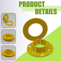 Buje Amarillo Anti-Cortocircuito para Cable BX MC, Accesorios para Conductos Metálicos Flexibles, Protector de Aislamiento para Cables Eléctricos