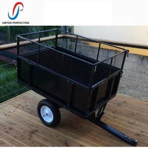 Chine fournisseur <span class=keywords><strong>fabrication</strong></span> faible QUANTITÉ MINIMALE DE COMMANDE robuste Chariot À Benne Basculante REMORQUAGE DERRIÈRE 300 KG <span class=keywords><strong>Quad</strong></span> panier D'herbe <span class=keywords><strong>Remorque</strong></span> utilitaire à maille - Product Image 6