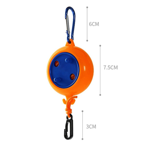 Intérieur Extérieur Séchage Vêtements Camping <span class=keywords><strong>Plafond</strong></span> Rack Portable Corde À Linge Corde À Linge avec 20 Pinces À Linge et 10 Bouchons - Product Image 4