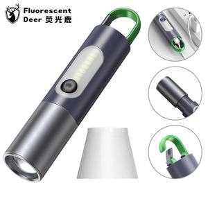 <b>Mini</b> Flashlight LED Rechargeable Aluminum Alloy 4 Modes Camping Light Portable Outdoor Use - Product Image 2