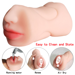 Masturbatore Manuale a Forma di Lingua e Vagina in TPE, Strumento Tascabile per Masturbazione Maschile con Materiale Premium - Product Image 3