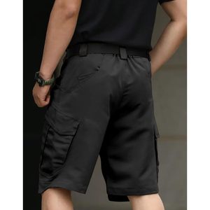 Pantalones Cortos Tácticos para Hombre, Duraderos, de Secado Rápido, Ligeros, para Senderismo y Actividades al Aire Libre, Sin Cinturón - Product Image 5