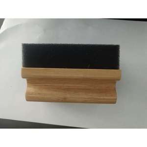 Wooden Waxing <b>Brush</b> 11.5x7.5x7.5cm Nylon Bristles For Oil And Wax Application - Product Image 2