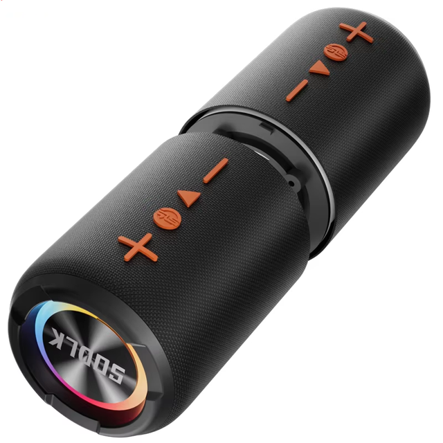 SODLK TX9 2 1 Portable Split Wireless for 5.1 Speaker IPX6 Waterproof RGB Lights TWS Pairing Outdoor Home 3000-5000mAh Battery