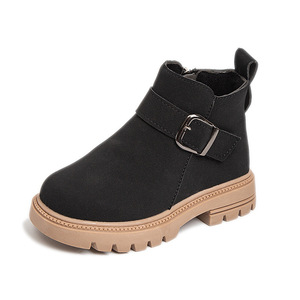 Bottes de neige pour filles Nouvelles <span class=keywords><strong>bottines</strong></span> d'<span class=keywords><strong>hiver</strong></span> pour garçons Chaussures confortables à semelle souple Bottes de neige de grande taille pour enfants de grande taille - Product Image 1