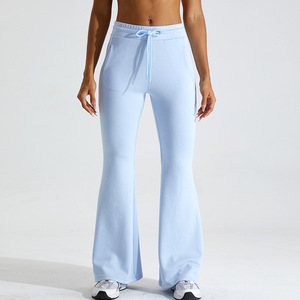 กางเกงรัดรูปเอวสูงสำหรับผู้หญิงกางเกงเลกกิ้งเอวสูงแบบเปลือยควบคุมหน้าท้องแบบนุ่มกางเกงโยคะออกกำลังกายเหนือส้น - Product Image 5