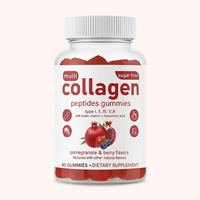 Gummies de collagène sans sucre personnalisables en gros pour OEM : favorisent la santé des cheveux, de la peau et des ongles, et éclaircissent le teint