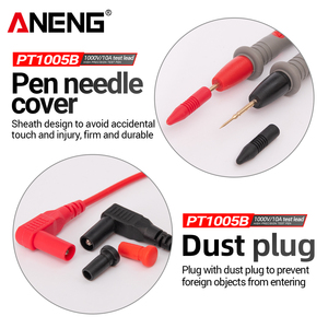 ANENG PT1005 10A 1000V Digital-Multimeter-Messleitungen, Universal-Testkabel, Nadel-Pin-Draht-Set, Strom- und Spannungsmessgerät - Product Image 6