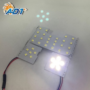 ADT 3 pièces, blanc, rouge, bleu, éclairage LED avant de voiture, éclairage intérieur dédié, éclairage de lecture au plafond pour K2 Rio Forte Verna Sedan - Product Image 5