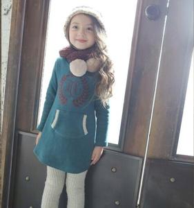 Ropa Infantil al por Mayor, Vestidos Lisos de Invierno para Niñas, Vestidos de Playa con Flores - Product Image 4