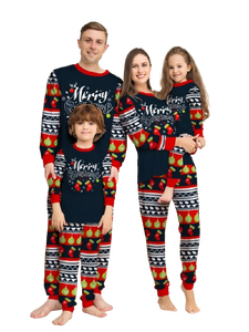 Pijamas Navideños Personalizados 2025 para Hombre, Conjunto Familiar a Juego con Estampado de Oso a Cuadros, Ropa de Dormir Navideña para Padres e Hijos - Product Image 2