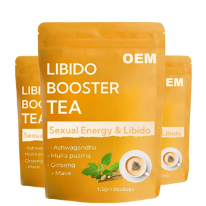 OEM Libido Booster <b>Tea</b> Ashwagandha Ginseng Maca for Sexual Energy Stamina 10 Bags - Product Image 1