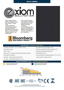 Paneles Solares <span class=keywords><strong>EXIOM</strong></span> de 400W 410 Vatios, Totalmente Negros, en Existencia en EE. UU., Módulo Bifacial Tipo N con Doble Cristal - Product Image 4