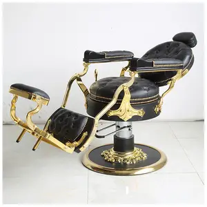 Baixo preço EUROPEU Usado Portátil Beauty Salon Barber Chair