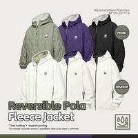 QUICKSHOW veste réversible extérieure polaire doudoune Sherpa polaire veste d'hiver hommes blazer
