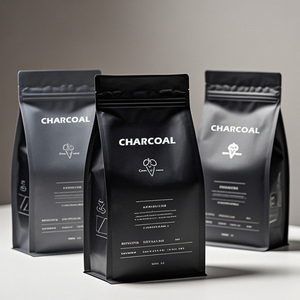 Tùy chỉnh in 5kg 10kg in kỹ thuật số bao bì đáy phẳng Túi Than Túi 15kg 3kg giấy kraft Túi Than - Product Image 4