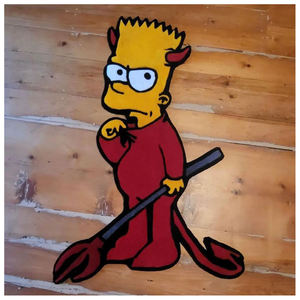 <span class=keywords><strong>Tapis</strong></span> et <span class=keywords><strong>tapis</strong></span> en acrylique touffetés faits à la main de conception d'anime en forme de Simpsons de taille personnalisée pour de - Product Image 6
