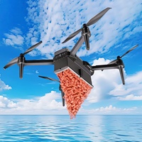 Drone de pêche en mer avec libération d'appâts, drone de pêche étanche avec libération de cargaison pour la libération d'appâts, drone RC pour la pêche