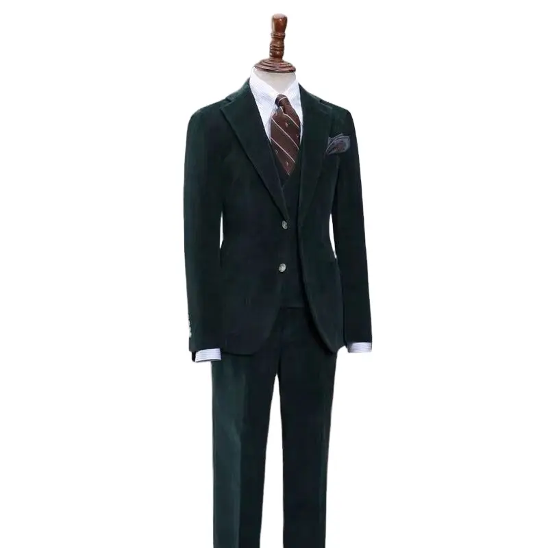 wholesale classic cashmere mens coat suits custom tailored boys formal slim fit men's suits