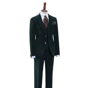 Großhandel klassische Kaschmir Herren Mantel Anzüge maßge schneiderte Jungen formelle Slim Fit Herren anzüge
