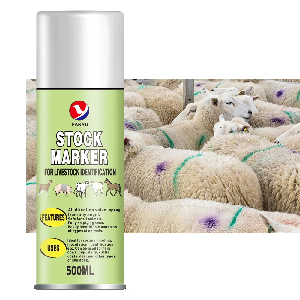 Nicht-toxische Tiermerkfarbe Spray Schwein Rinder Schafe Stiftfarbe