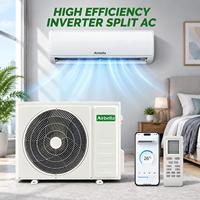 Climatiseur mural monosplit R410A 12000 BTU 1,5 CV 50 Hz à fréquence fixe, refroidissement et chauffage, classe énergétique, mode silencieux, contrôle par application