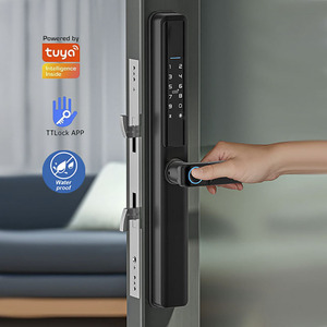 Bên ngoài cửa trượt khóa với móc chốt cho trượt cửa nhôm ttlock màu xanh-răng hoặc tuya Wifi điều khiển từ xa khóa - Product Image 2